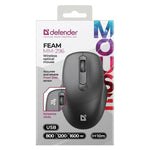 Gaming Maus Defender FEAM MM-296 RF SILENT Schwarz