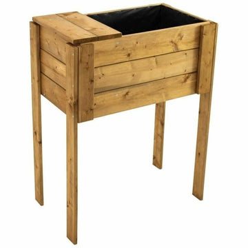 Pflanzgestell Ekju Holz 61 x 35 x 79 cm 25 L