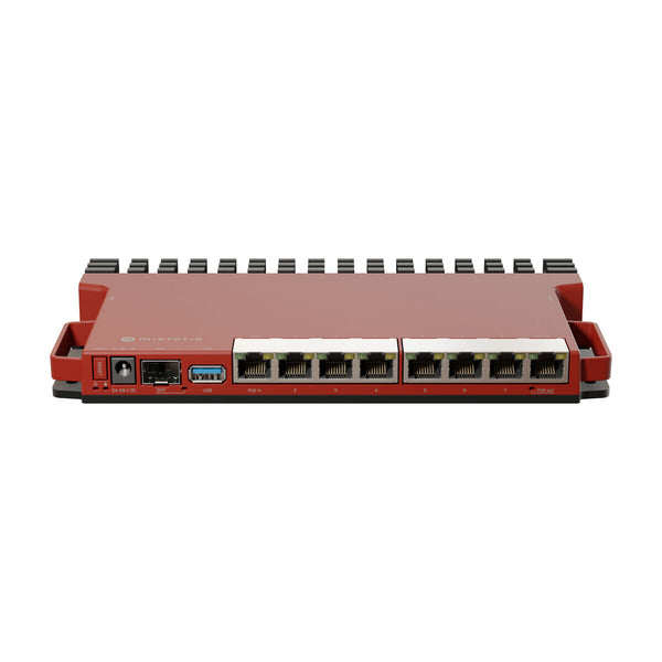 Router Mikrotik L009UIGS-RM Schwarz Rot RJ45 PoE x 1 USB x 1