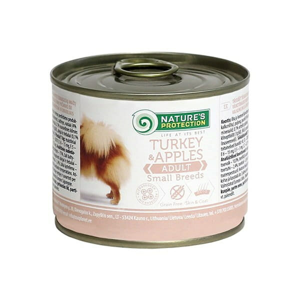 Nassfutter NATURE'S PROTECTION Adult Turkey Truthahn 200 g