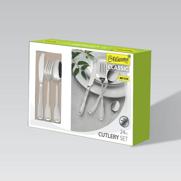 Besteck Feel Maestro MR-1519-24 Silberfarben Edelstahl