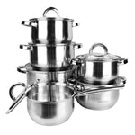Topfset Feel Maestro MR-2120 Silberfarben Stahl 12 Stücke