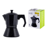 Italienische Kaffeemaschine Feel Maestro MR-1667-6 Schwarz Granit Aluminium 300 ml 6 Tassen