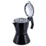 Italienische Kaffeemaschine Feel Maestro MR-1667-6 Schwarz Granit Aluminium 300 ml 6 Tassen