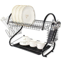 Abtropfsieb für die Spüle Feel Maestro MR-1025-38-BLACK 38 x 24 x 39 cm Schwarz
