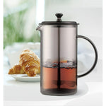 Teekanne Feel Maestro MR-1861-1000 Schwarz Durchsichtiges Edelstahl Borosilikatglas 1 L