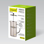 Teekanne Feel Maestro MR-1861-1000 Schwarz Durchsichtiges Edelstahl Borosilikatglas 1 L