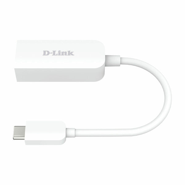 USB C -zu-Red RJ45-Adapter D-Link DUB-E250 2500 Mbps Weiß