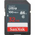 SD Speicherkarte SanDisk Ultra SDHC Mem Card 100MB/s Blau Schwarz 32 GB