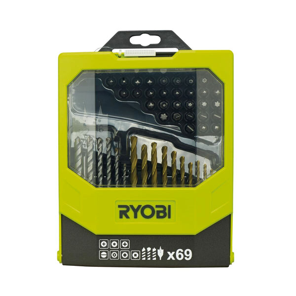 Satz Bohrer Ryobi 69 Stücke