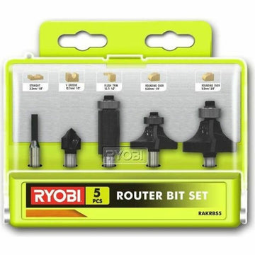 Fräser-Set Ryobi RAKRBS5 5 Stücke Ø 6 mm