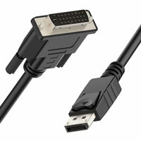 DisplayPort-Kabel zu DVI Unitek Y-5118BA Schwarz 1,8 m