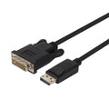 DisplayPort-Kabel zu DVI Unitek Y-5118BA Schwarz 1,8 m