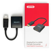 DisplayPort-zu-HDMI-Adapter Unitek Y-5118DA Schwarz