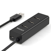 4-Port USB Hub Unitek Y-3089 Schwarz