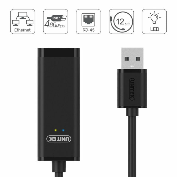 USB-zu-Ethernet-Adapter Unitek Y-1468