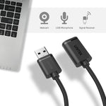 USB-Kabel Unitek Y-C450GBK Stecker/Steckdose Schwarz 2 m