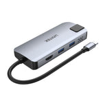 Hub USB Unitek uHUB P5+ Schwarz Grau