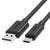 USB A zu USB-C-Kabel Unitek C14068BK Schwarz 2 m