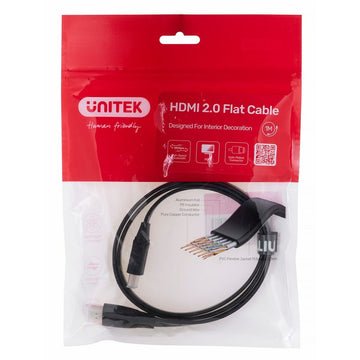 HDMI Kabel Unitek C11063BK-1M Schwarz 1 m