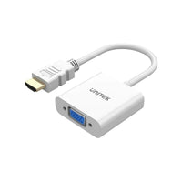 Adapter HDMI auf VGA Unitek Y-6333C01 Weiß