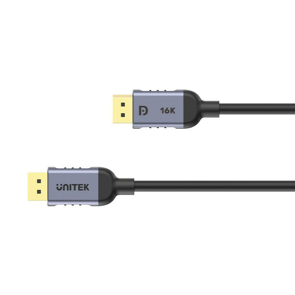 DisplayPort-Kabel Unitek C1628GY01-5M Schwarz Grau 5 m