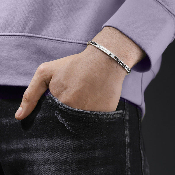 Herrenarmreif Police PEAGB0039101 Silberfarben