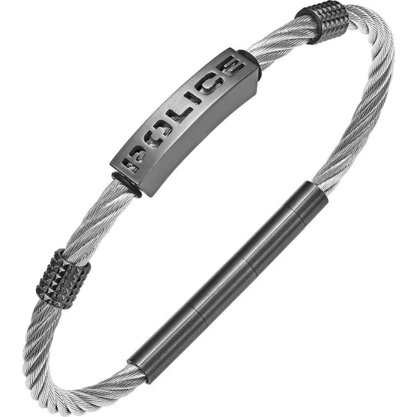 Herrenarmreif Police PEAGB0039901 Silberfarben