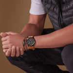Herrenarmreif Timberland TDAGB0002402 Braun