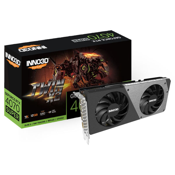 Grafikkarte INNO3D N407S2-126X-186162N RTX 4070 SUPER 12 GB GDDR6X