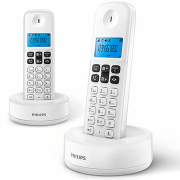 Kabelloses Telefon Philips D1612W/34 Blau Weiß Schwarz