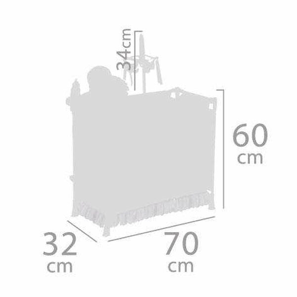 Wickeltisch für Puppen Decuevas 42 cm