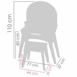 Schminktisch mit Sitzbank Decuevas 62 x 38 x 110 cm