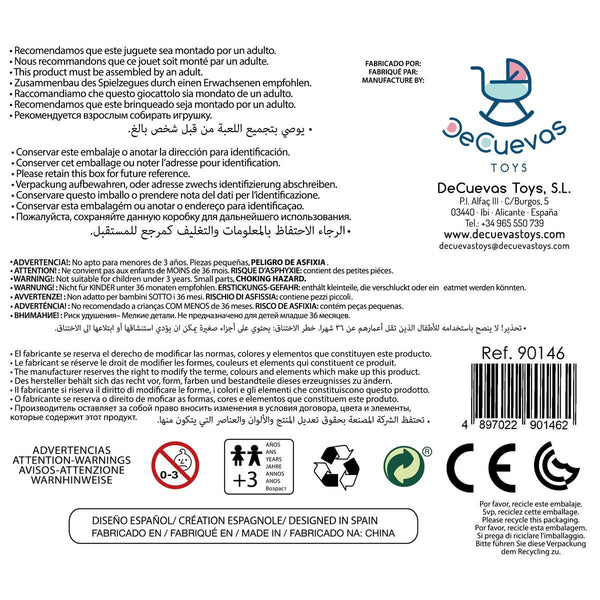 Puppenwägelchen Decuevas Niza 35 x 45 x 75 cm