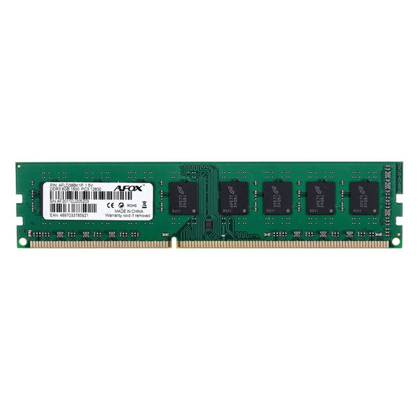 RAM Speicher Afox DDR3 1600 UDIMM CL11 8 GB