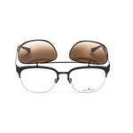 Brillengestell + Sonnenbrille Belstaff HATCHER-NEGRO-W Ø 55 mm Clip On