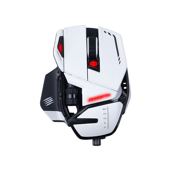 Mouse Mad Catz MR04DCINWH000-0 Weiß Bunt Schwarzweiß 12000 dpi