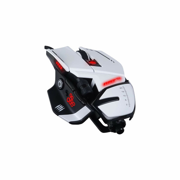 Mouse Mad Catz MR04DCINWH000-0 Weiß Bunt Schwarzweiß 12000 dpi