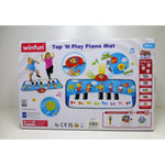Spielzeug-Klavier Winfun 90 x 0,5 x 38 cm Blau tiere (6 Stück)