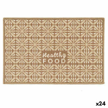 Teppich Kinvara Healthy Food Beige 40 x 1 x 60 cm 40 x 0,05 x 60 cm (24 Stück)
