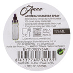 Ölfläschchen Anna Durchsichtig Silberfarben Glas 175 ml (12 Stück)