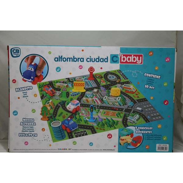 Spielmatte Colorbaby Stadt Kunststoff (2 Stück)
