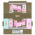 Bett Woomax Rosa 4 Stück 31 x 20 x 16 cm