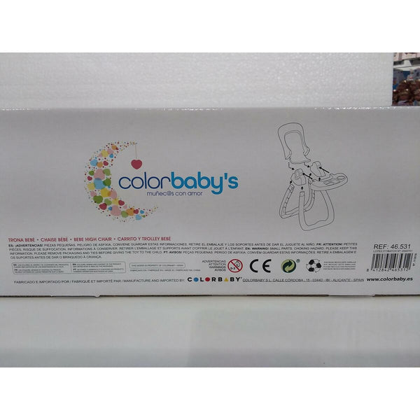Hochstuhl Colorbaby 30 x 54 x 34,5 cm 2 Stück