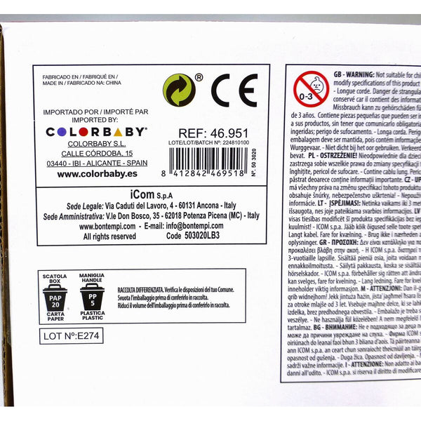 Trommel Bontempi Kunststoff 30,5 x 13,5 x 30,5 cm (4 Stück)