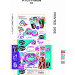 Kit zur Herstellung von Armbändern Cra-Z-Art Shimmer 'n' Sparkle Kunststoff 22,5 x 6,5 x 22,5 cm 2-in-1 (2 Stück)