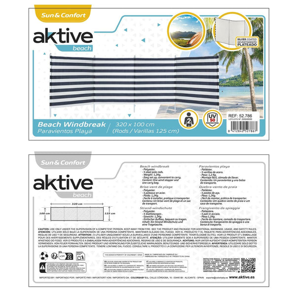 Windschutz Aktive 320 x 125 x 2,5 cm