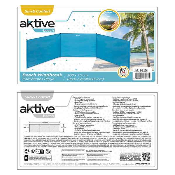 Windschutz Aktive 200 x 84 x 2 cm
