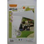 Sonnensegel Aktive Dreieckig Weiß 360 x 0,5 x 360 cm (4 Stück)