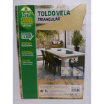 Sonnensegel Aktive Dreieckig Creme 500 x 500 cm (4 Stück)